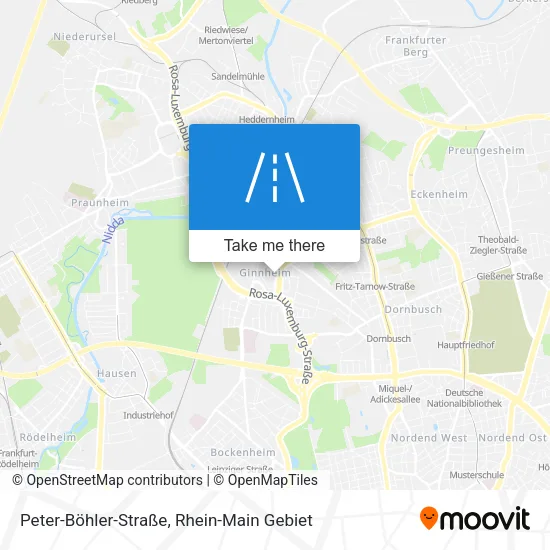 Карта Peter-Böhler-Straße