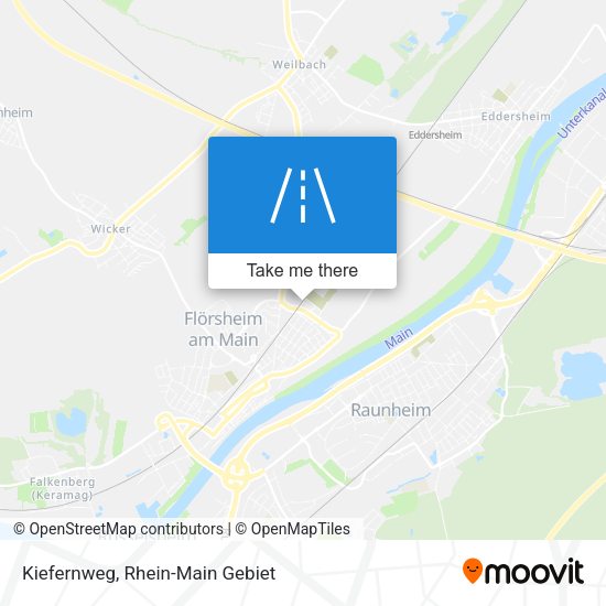 Kiefernweg map