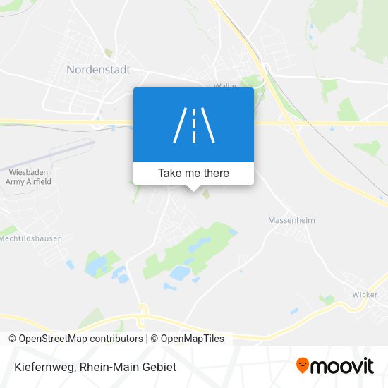 Kiefernweg map