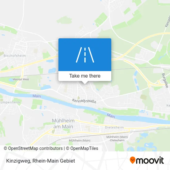 Карта Kinzigweg