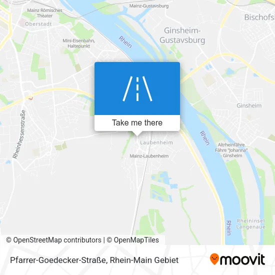 Карта Pfarrer-Goedecker-Straße