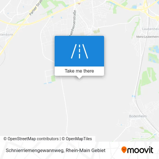 Карта Schnierriemengewannweg
