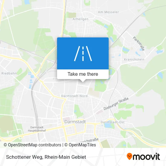 Карта Schottener Weg
