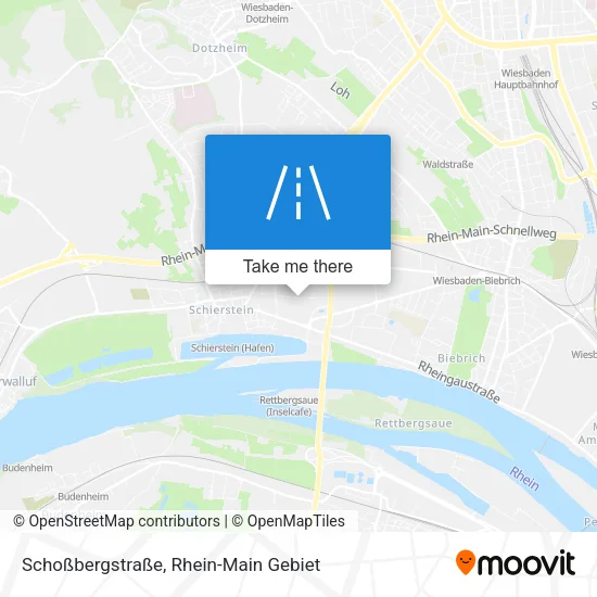 Карта Schoßbergstraße