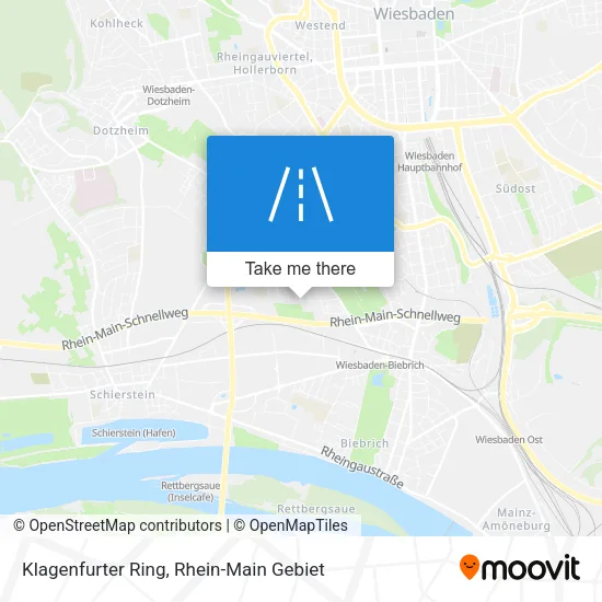 Карта Klagenfurter Ring