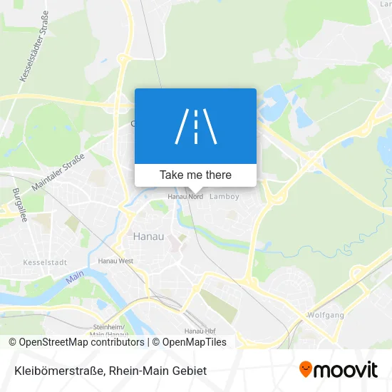 Карта Kleibömerstraße