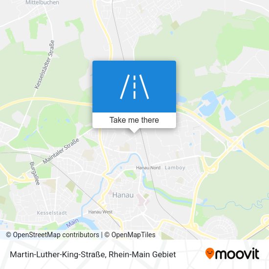 Martin-Luther-King-Straße map