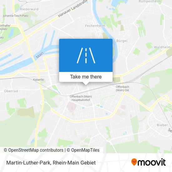 Карта Martin-Luther-Park
