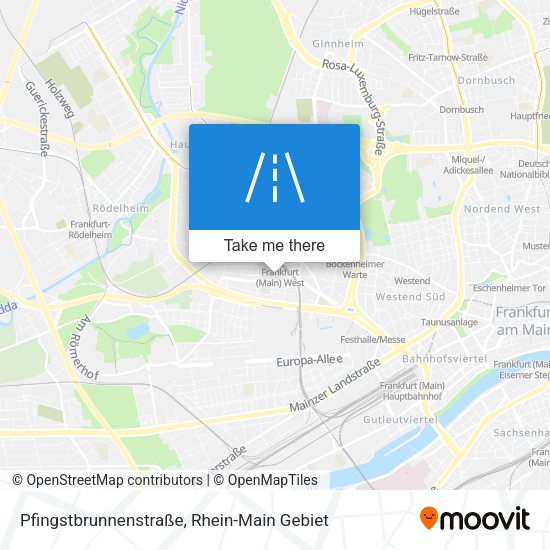 Pfingstbrunnenstraße map
