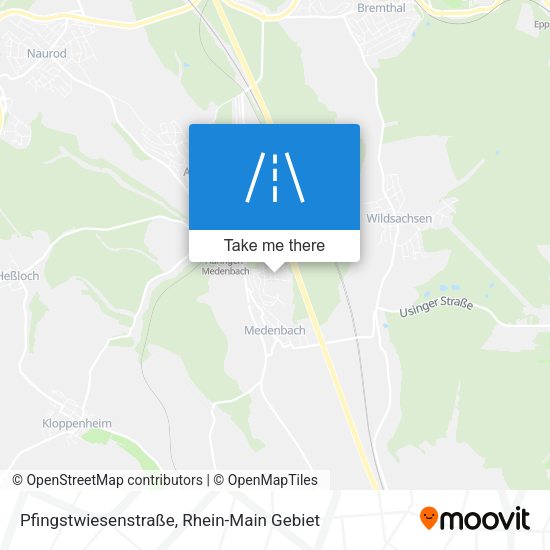 Pfingstwiesenstraße map