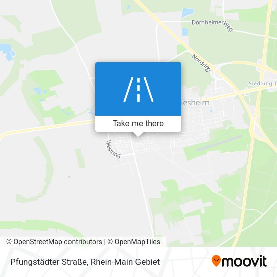 Pfungstädter Straße map