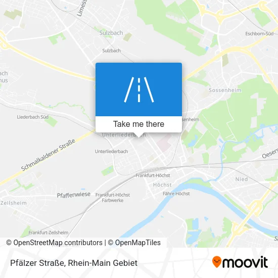 Карта Pfälzer Straße