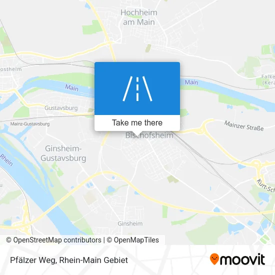 Карта Pfälzer Weg
