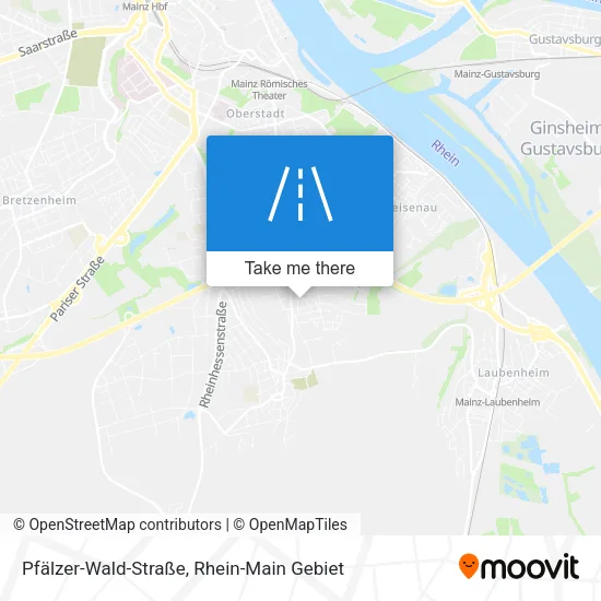 Карта Pfälzer-Wald-Straße