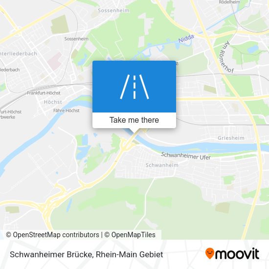 Schwanheimer Brücke map