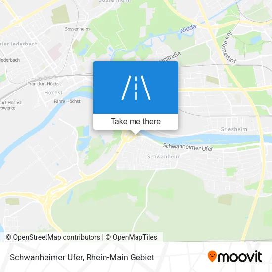 Карта Schwanheimer Ufer
