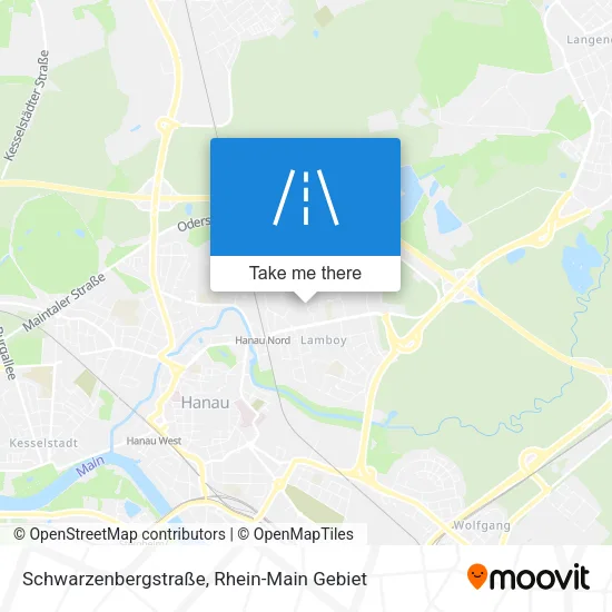 Карта Schwarzenbergstraße
