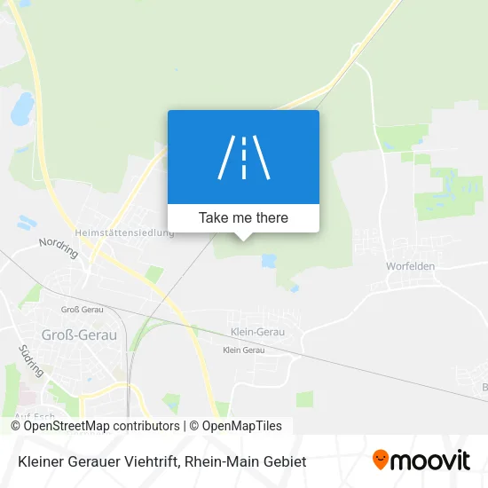 Карта Kleiner Gerauer Viehtrift