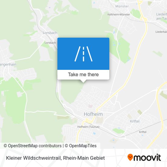 Kleiner Wildschweintrail map