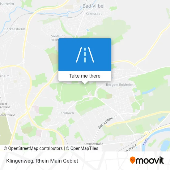 Klingenweg map