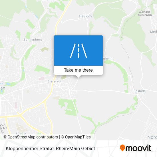 Kloppenheimer Straße map