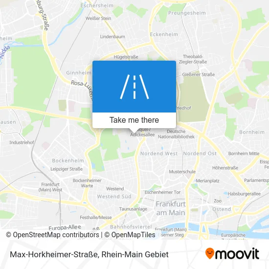 Карта Max-Horkheimer-Straße