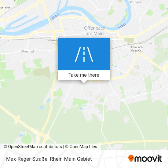 Карта Max-Reger-Straße