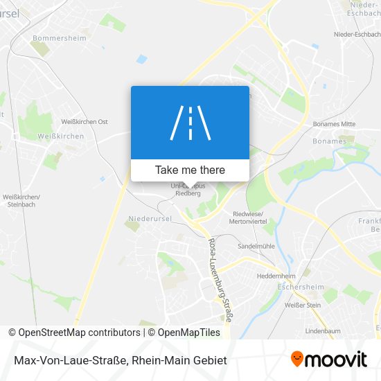 Max-Von-Laue-Straße map