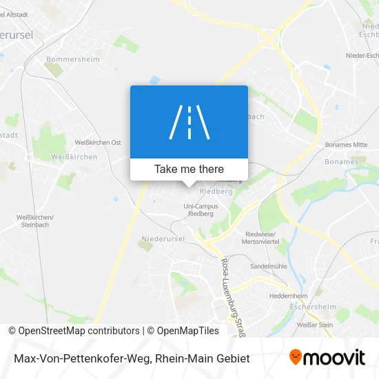 Карта Max-Von-Pettenkofer-Weg