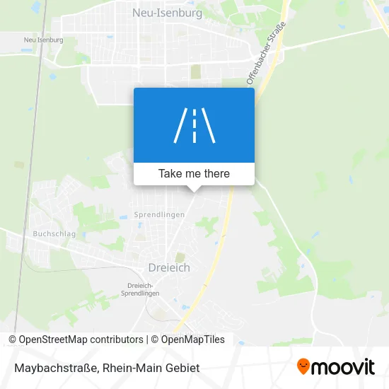 Карта Maybachstraße