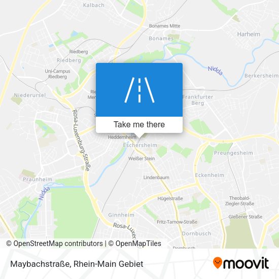 Карта Maybachstraße