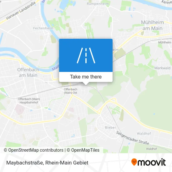 Карта Maybachstraße