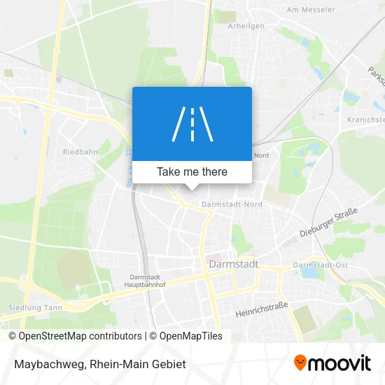 Карта Maybachweg