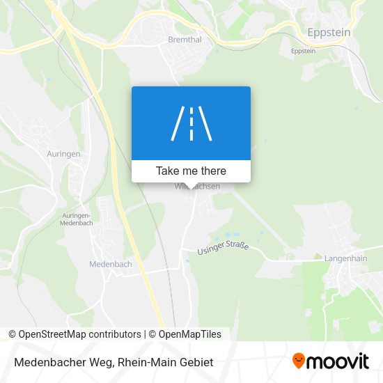 Medenbacher Weg map