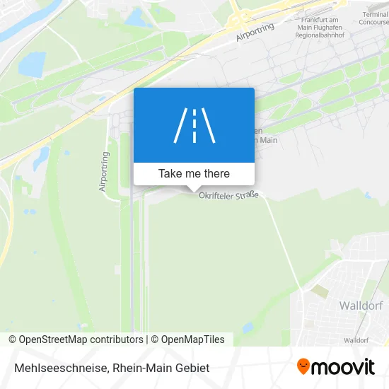 Карта Mehlseeschneise