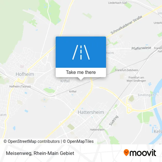 Карта Meisenweg