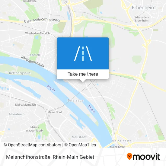 Карта Melanchthonstraße