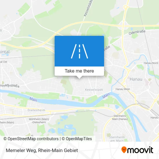Карта Memeler Weg