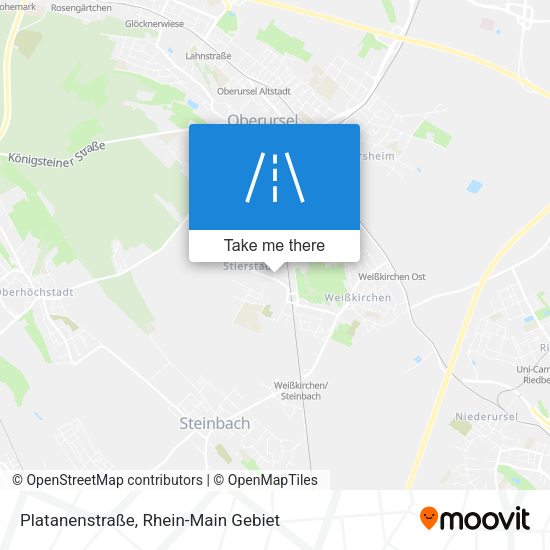 Platanenstraße map