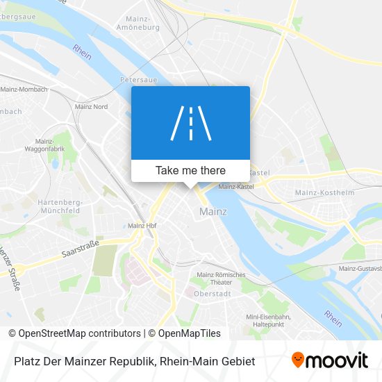 Карта Platz Der Mainzer Republik