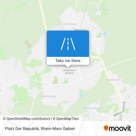 Карта Platz Der Republik