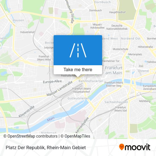 Карта Platz Der Republik