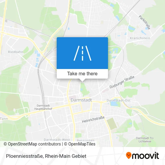 Карта Ploenniesstraße