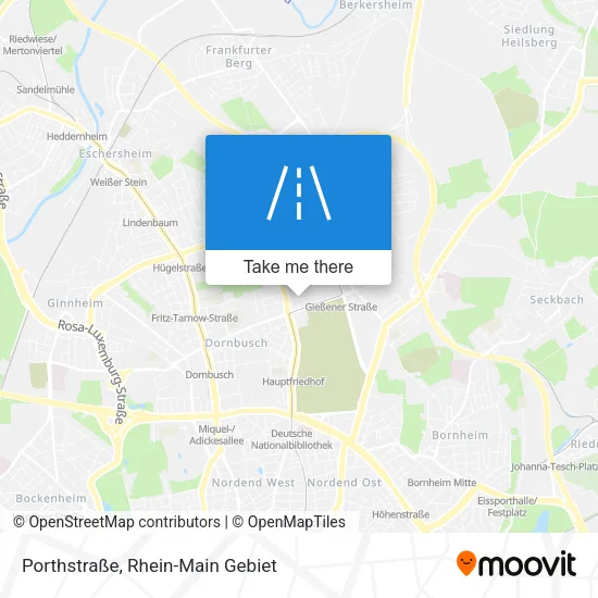 Карта Porthstraße
