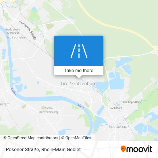 Карта Posener Straße