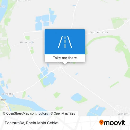 Карта Poststraße