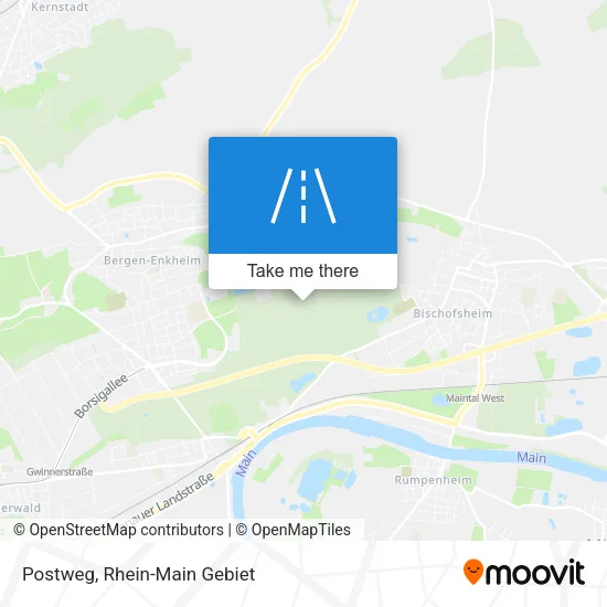 Карта Postweg