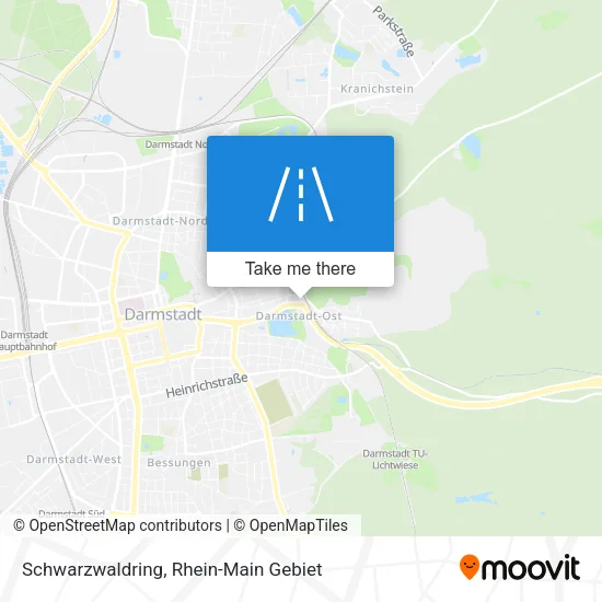 Карта Schwarzwaldring