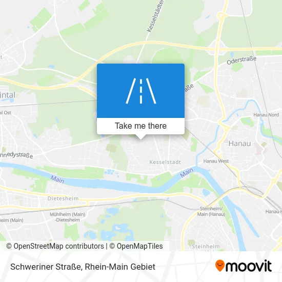 Карта Schweriner Straße