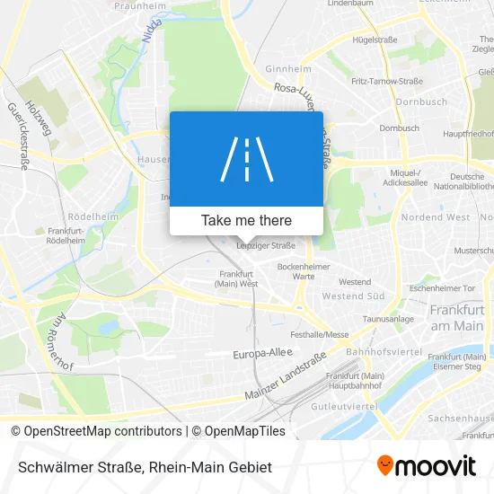 Карта Schwälmer Straße